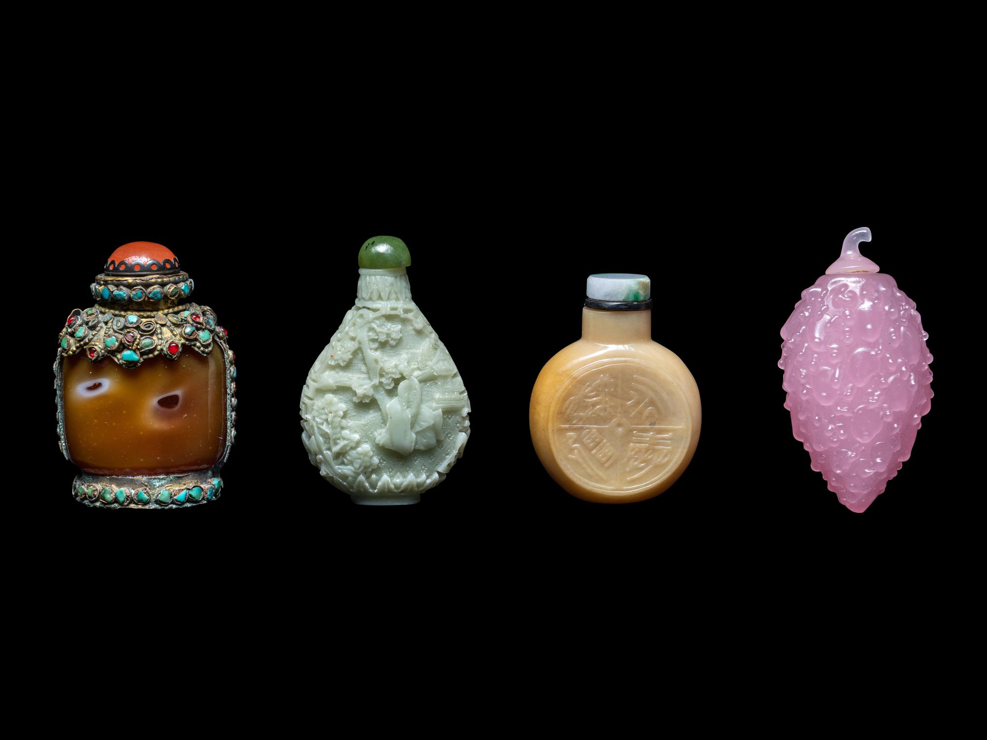Four Chinese Snuff Bottles