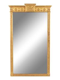 An Adam Style Giltwood Mirror