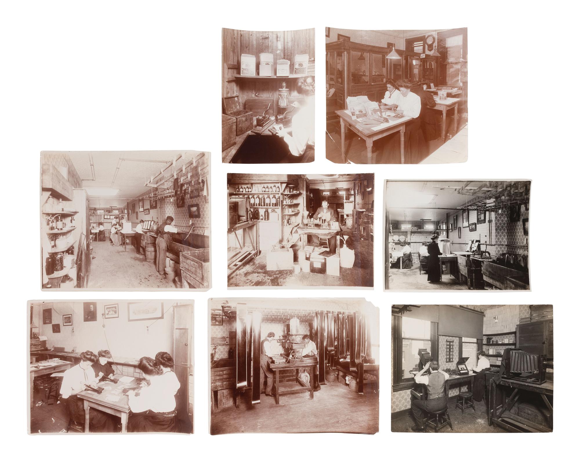 [EARLY PHOTOGRAPHY]. J. Sussman Photo Stock Co. archive, incl. photographs and ephemera.