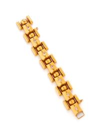 RETRO, YELLOW GOLD BRACELET