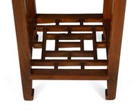 Two Chinese Hardwood Pedestals
