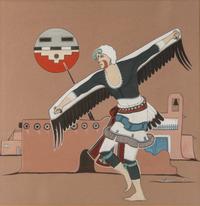 Popovi Da (San Ildefonso, 1923-1971) — untitled, Eagle Dancer