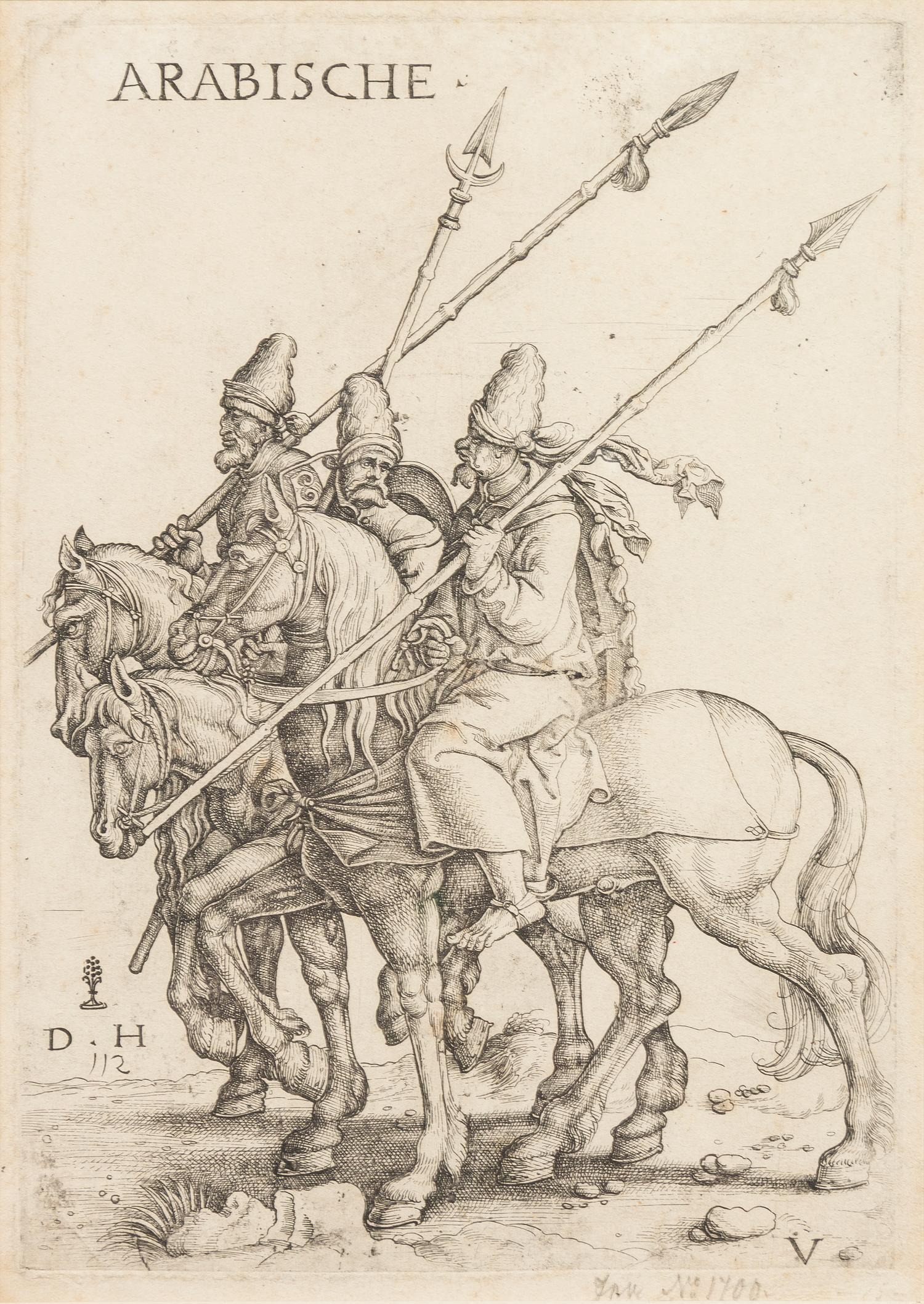 Daniel Hopfer, (German, 1470-1536), Arabische