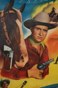 A Film Poster for Riders in the Sky Starring Gene Autry
