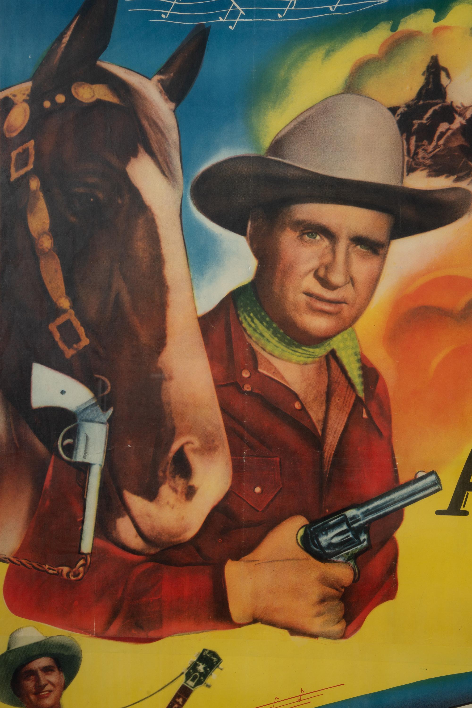 A Film Poster for Riders in the Sky Starring Gene Autry