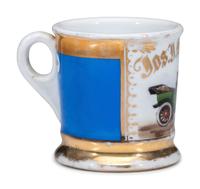A Chauffeur's Porcelain Occupational Shaving Mug