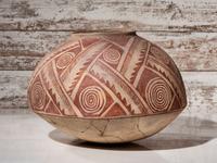 Ancestral Pueblo, Hohokam Red-on-Buff Pottery Olla