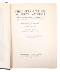 McKENNEY, Thomas L. (1785-1859) and James HALL (1793-1868). The Indian Tribes of North America. Edinburgh: John Grant, 1934.