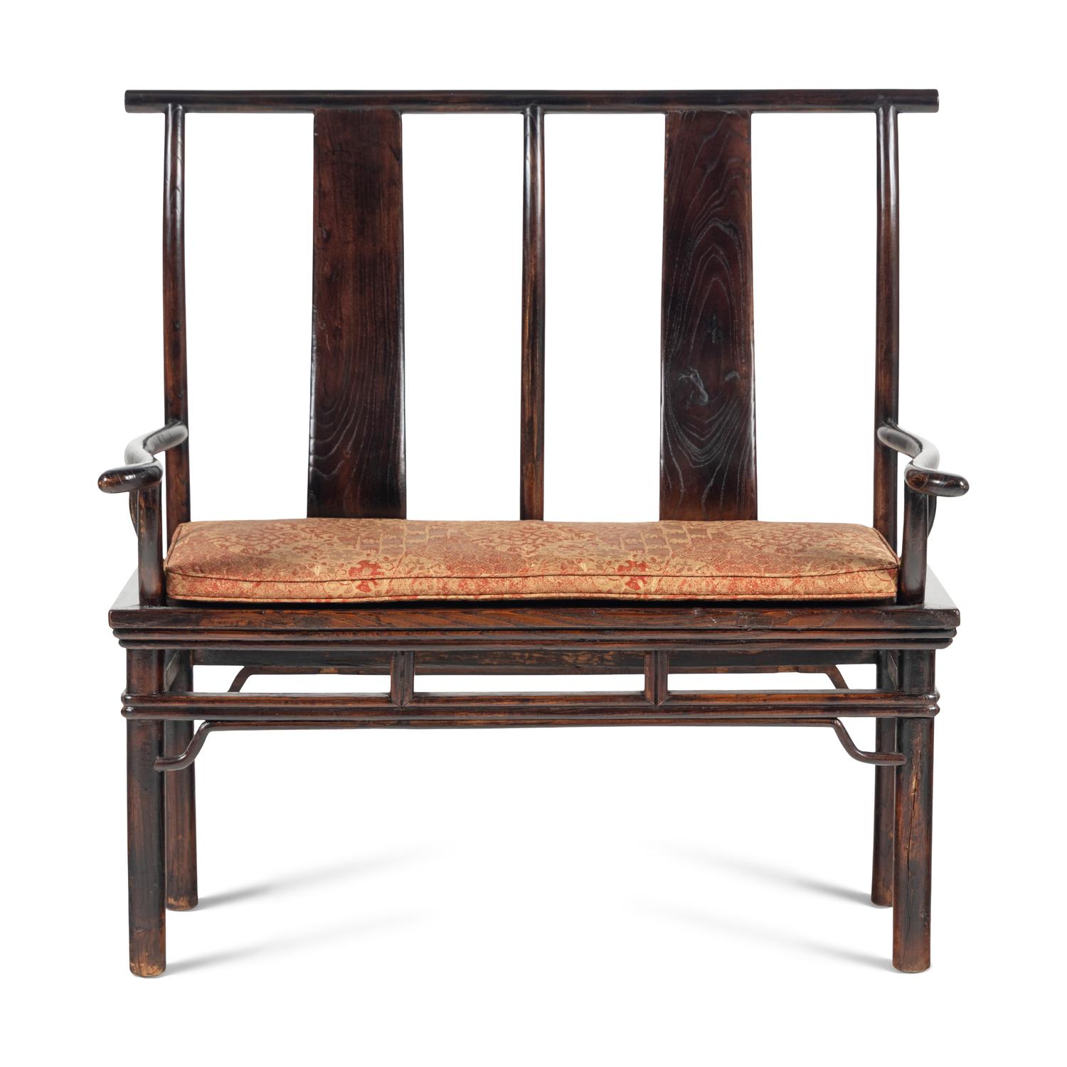 A Chinese Hardwood Bench