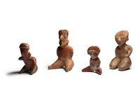 Four Jalisco Terracotta Seated Figures