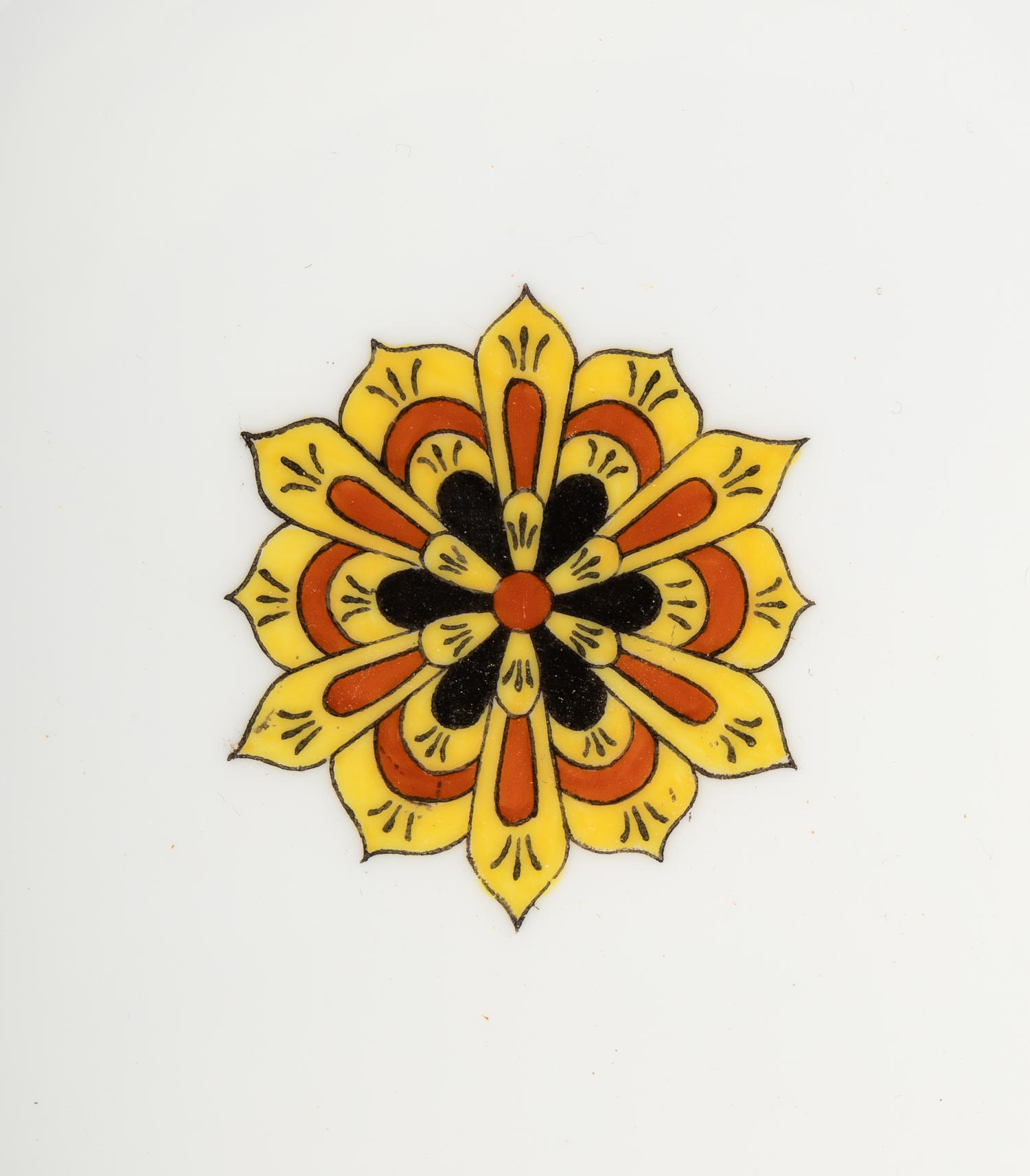 A Set of Six Kornilov Bros. Porcelain Dessert Plates