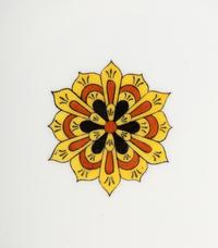A Set of Six Kornilov Bros. Porcelain Dessert Plates
