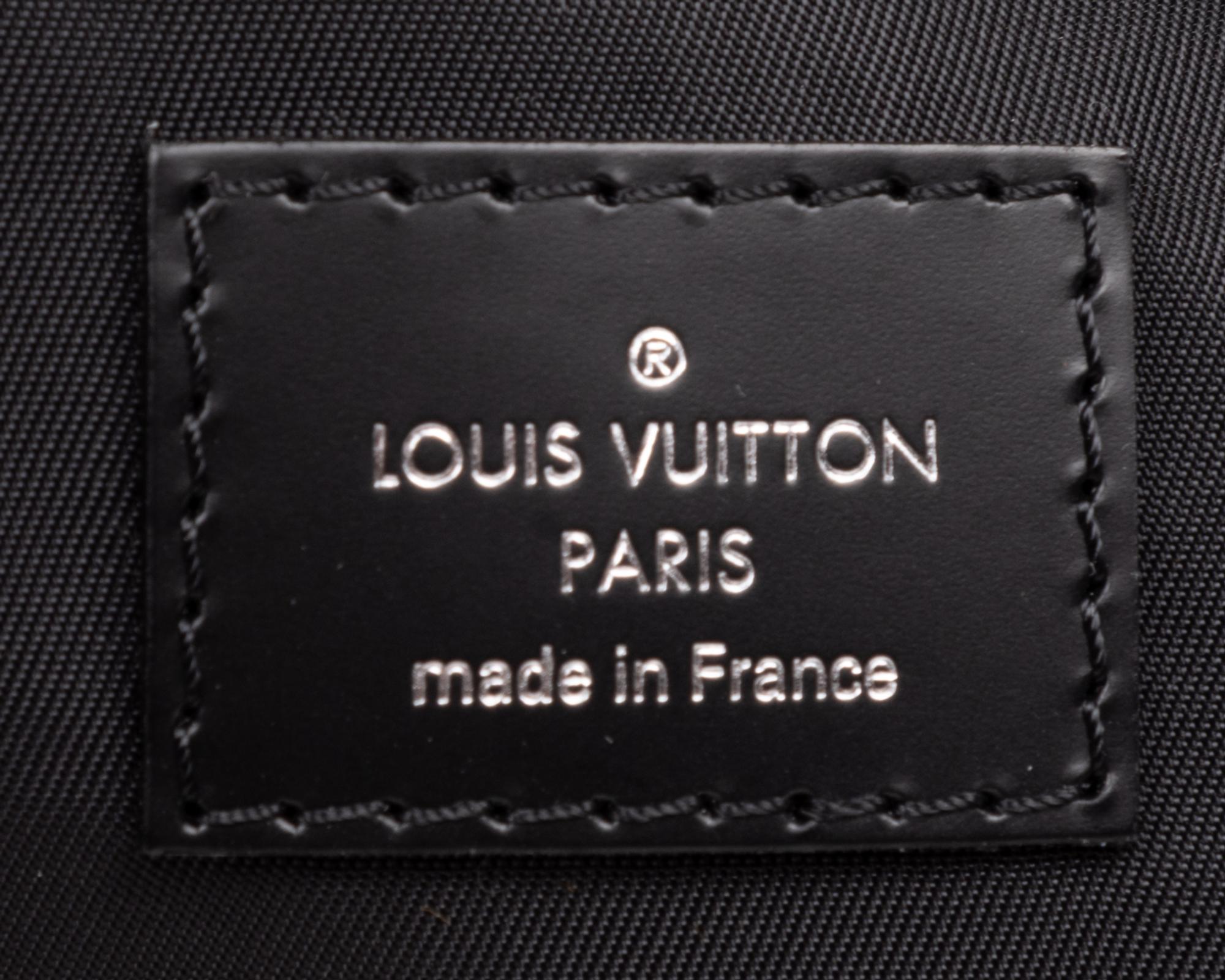 Two Louis Vuitton Néo Éole Damier Graphite Coated Canvas Rolling Travel Bags, 2017