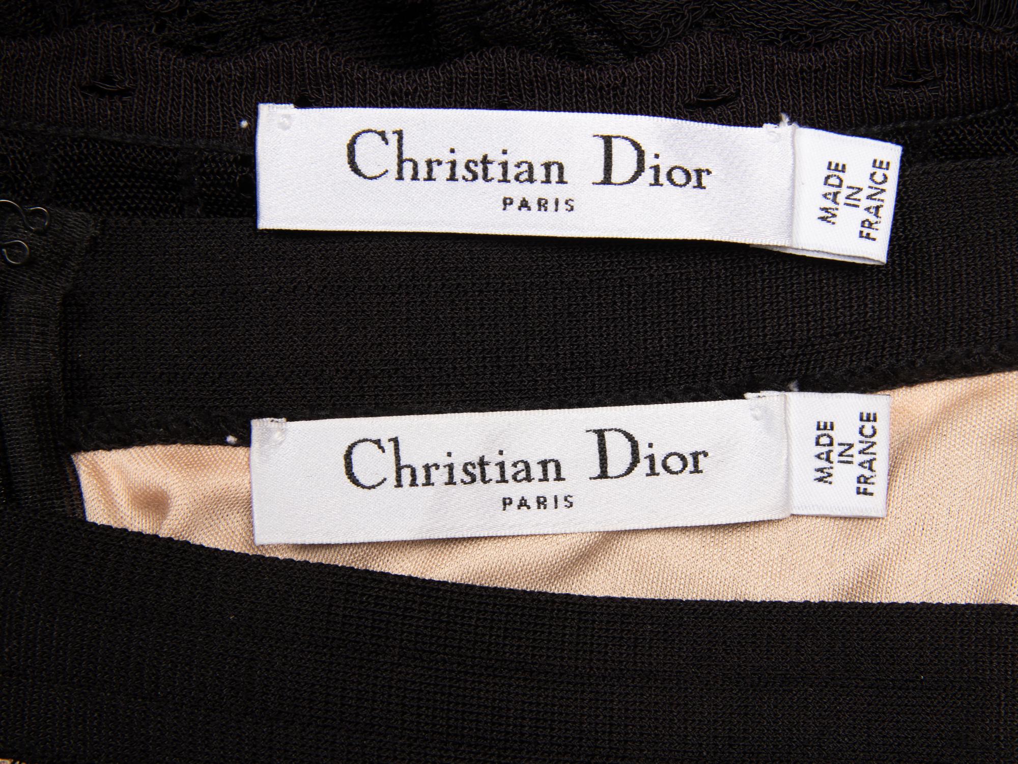 Christian Dior by John Galliano , Knit Lace Dress & Matching Skirt
