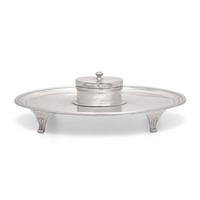 An Irish George III Sterling Silver Inkstand