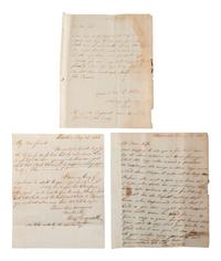 [SHIPPING & COMMERCE]. Documents and correspondence involving a Massachusetts sea captain.