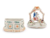 A Collection of Fourteen Staffordshire Trinket Boxes