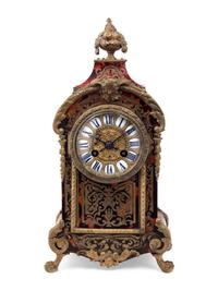 A Napoleon III Gilt Bronze and Tortoise Shell Mounted Boulle Marquetry Bracket Clock