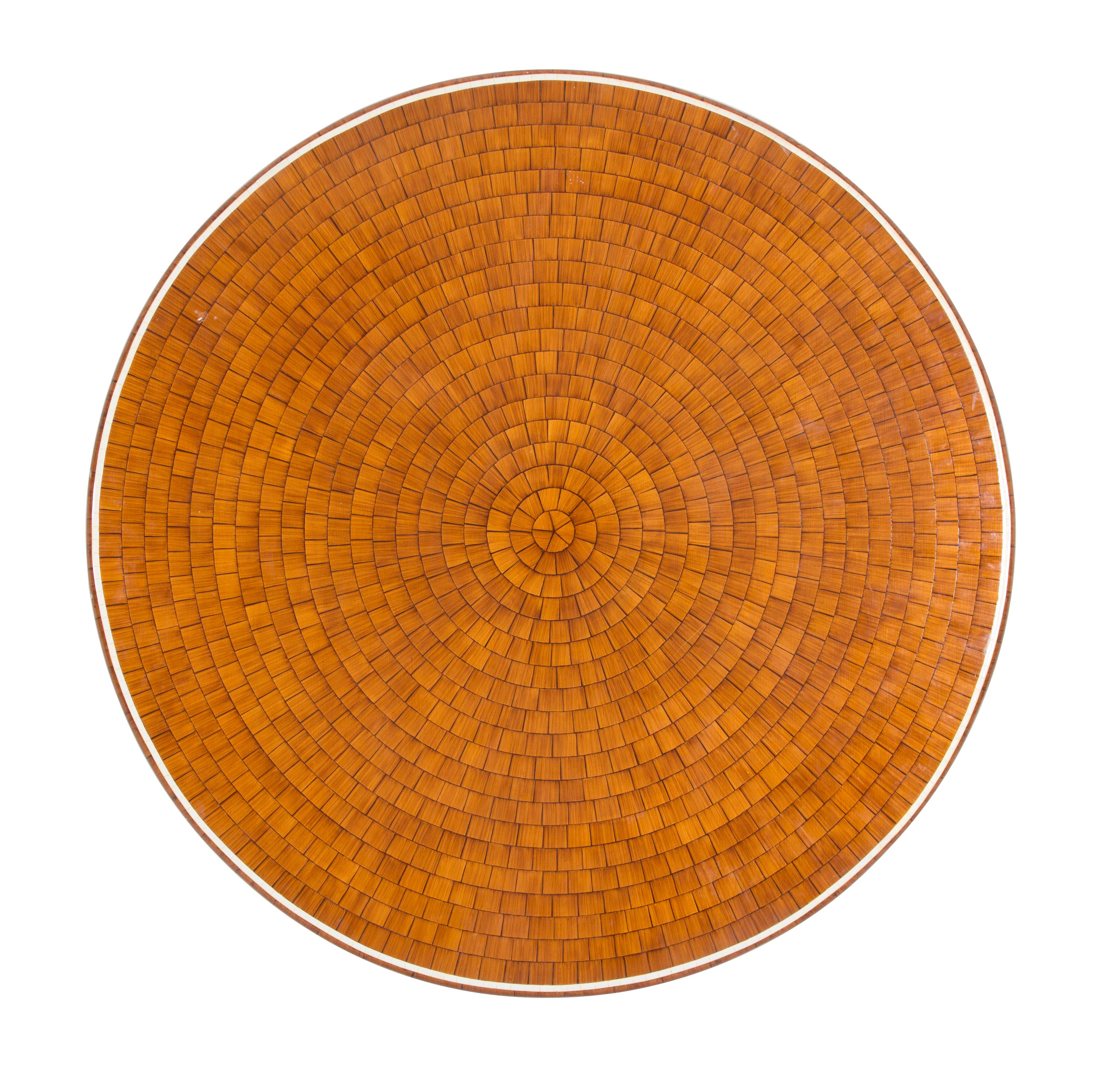 A Lacquered Wood Lazy Susan Diameter 35 1/2 inches. — 20TH CENTURY
