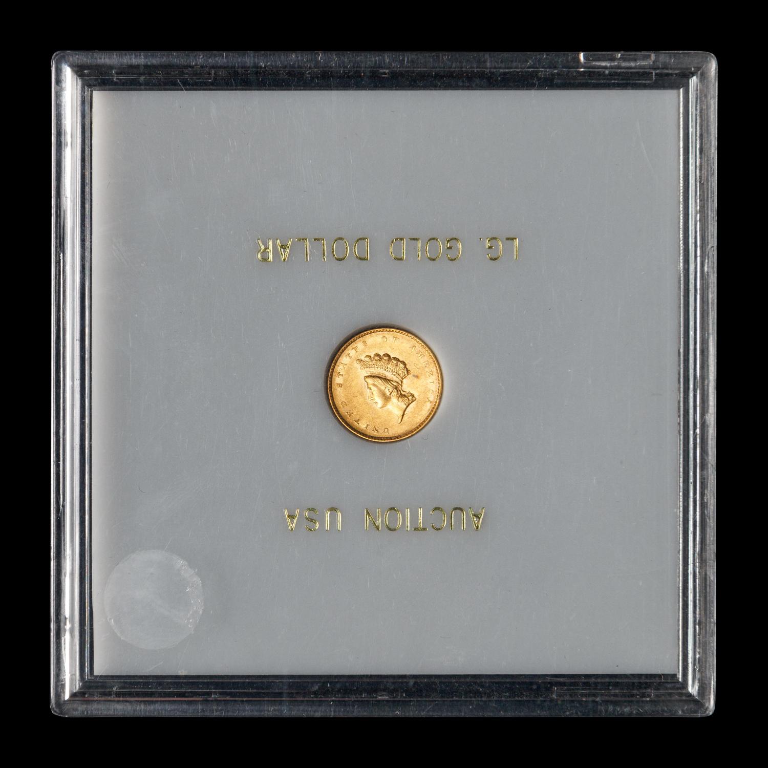 An 1855 Indian Princess $1 Gold Coin