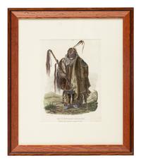 After BODMER, Karl (1809-1893), after Ein Monitari Indianer (Plate 34) Indien Moennitarre ou gros Ventre