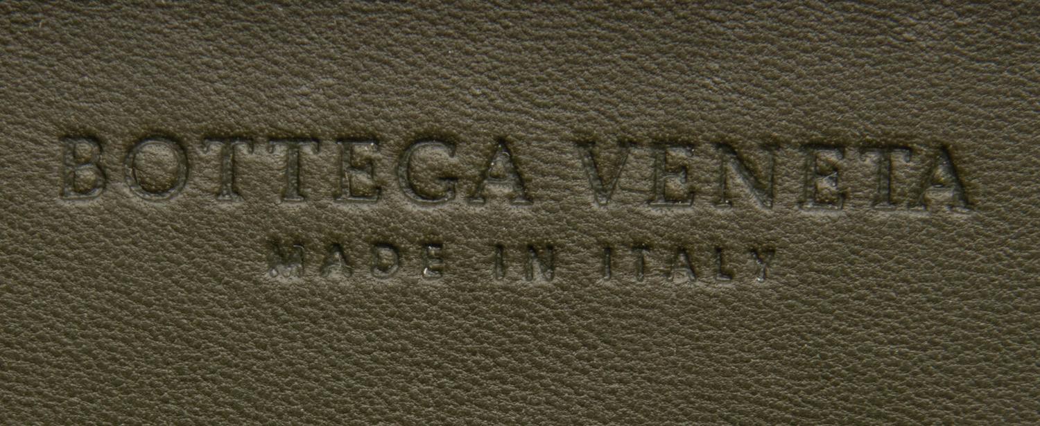 Bottega Veneta, Olive Green Buckled Knot Clutch