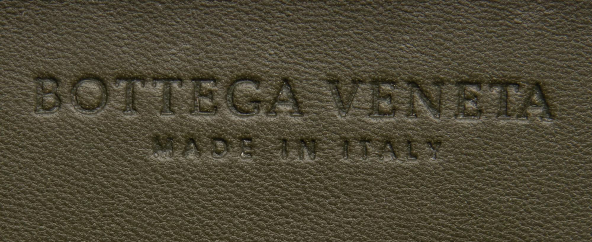 Bottega Veneta, Olive Green Buckled Knot Clutch