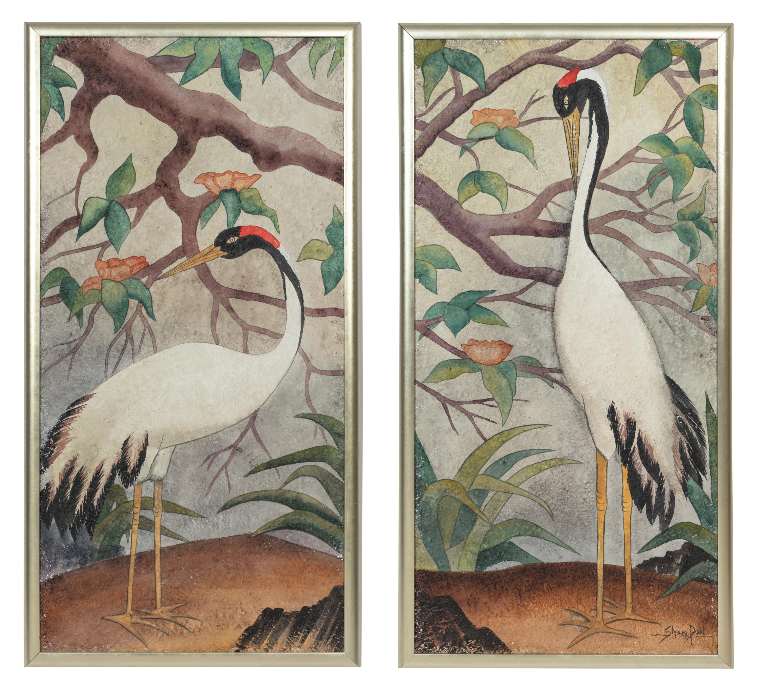 Cranes (a pair)