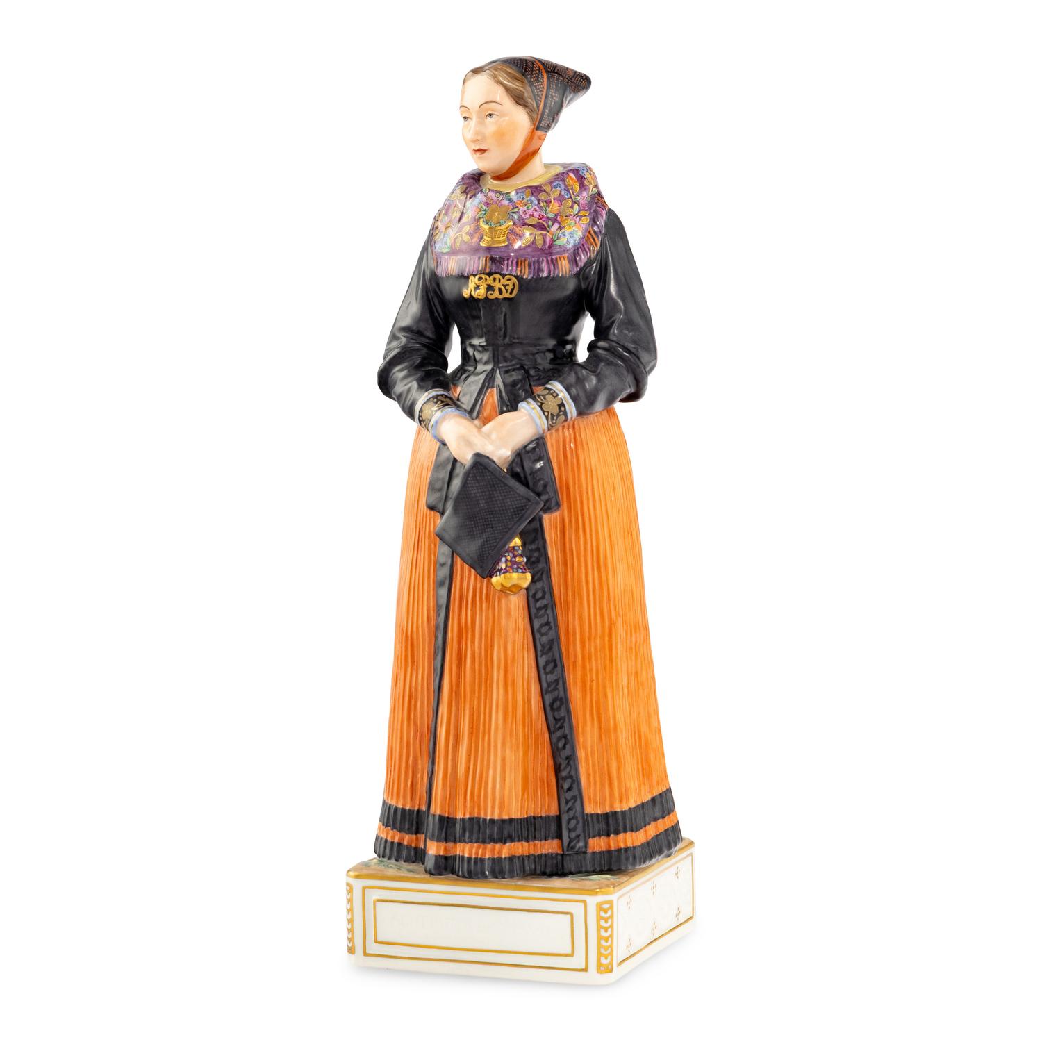 A Royal Copenhagen Acht-Pitter Bacher's Daughter Porcelain Figure