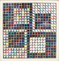 Victor Vasarely, (French, 1906-1997), Our MC, 1967