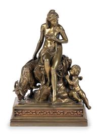 A Continental Bronze Figural Group