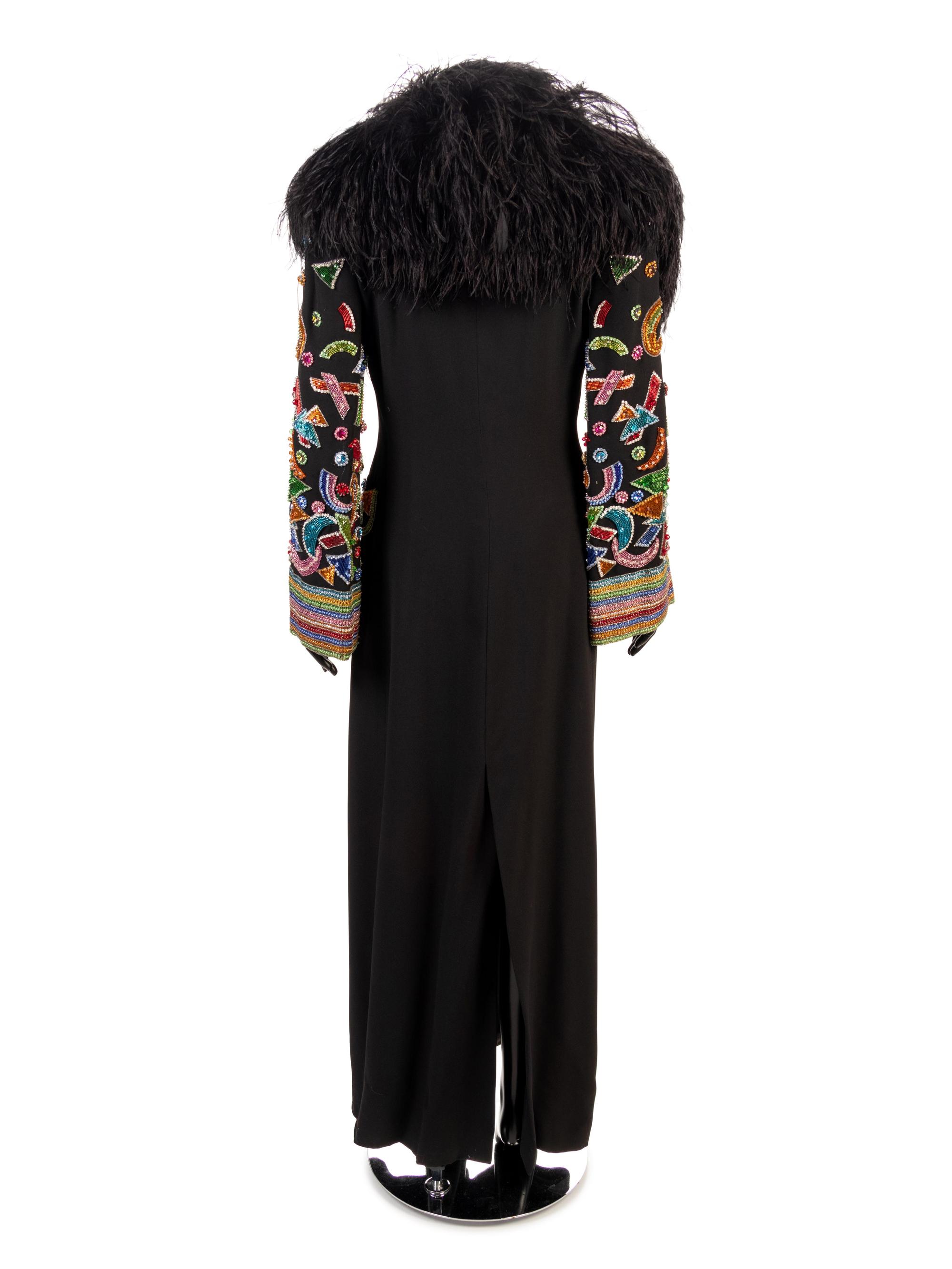 Gai Mattiolo Couture Rhinestone Jacket, 1980s