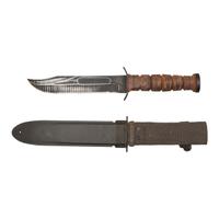 Lot of 3 Edged Weapons Including: French M1874 Gras Bayonet, US M1 Bayonet, Robeson USN Mk 2 Knife