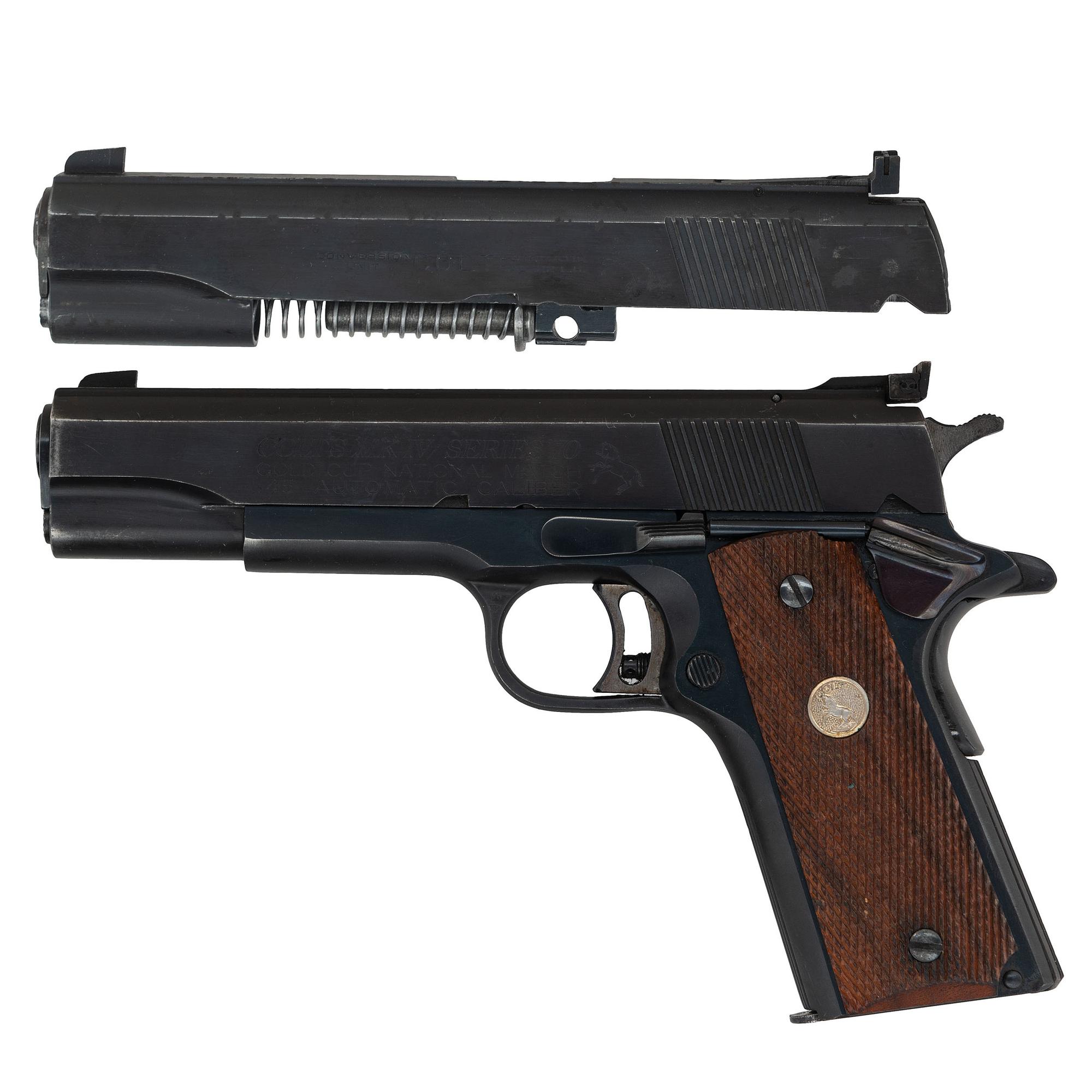 **Colt MK IV Series 70 Gold Cup National Match .45 with .22 Conversion Slide