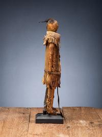 Early Southern Plains Hide Doll