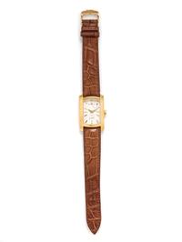 BAUME & MERCIER, 18K YELLOW GOLD REF. 65302 'HAMPTON' WRISTWATCH
