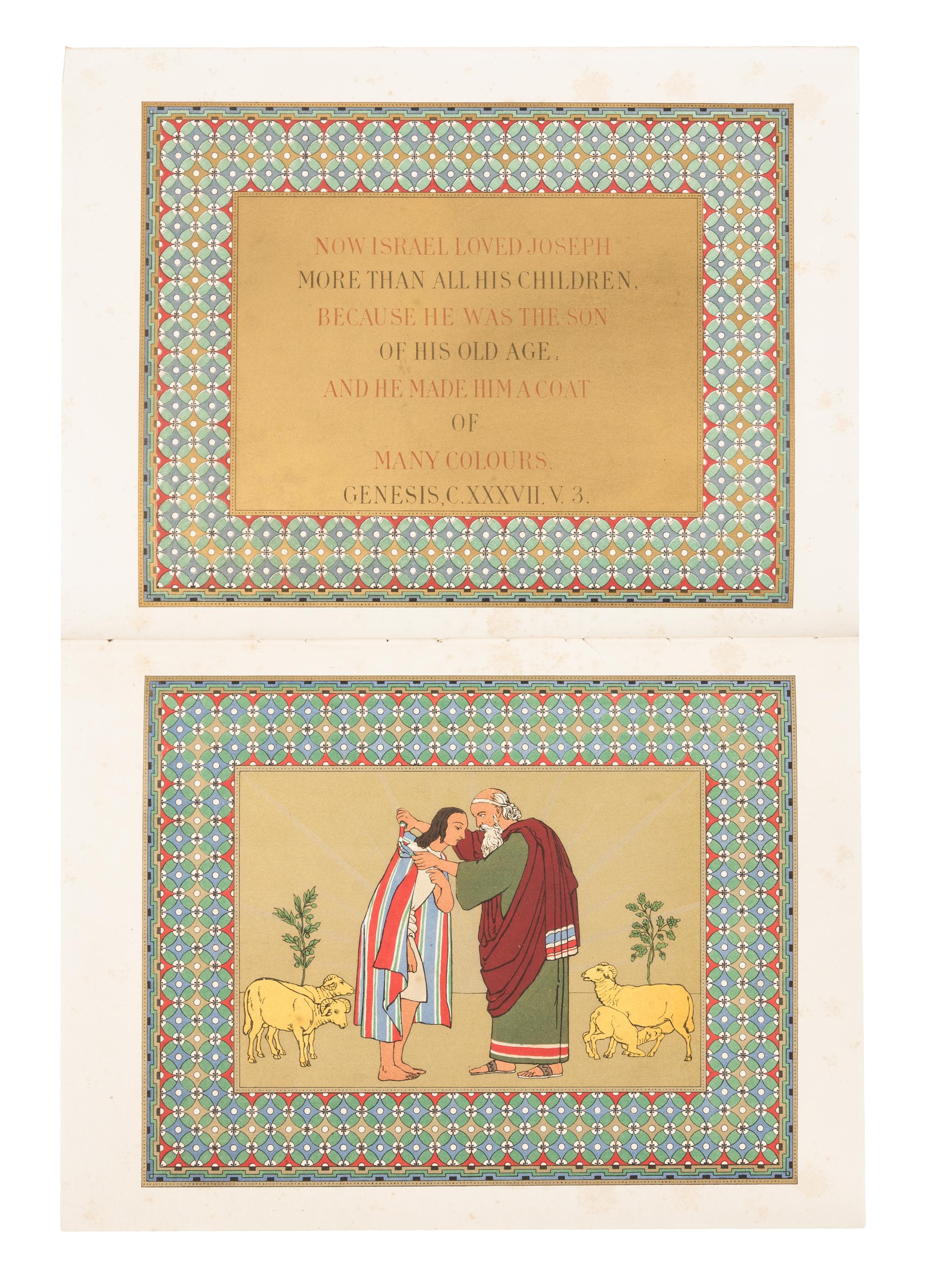 JONES, Owen (1809-1874). Joseph and His Brethren. [With] Thomas Gray. An Elegy Wrote in a Country Church Yard. "Gray's Elegy."