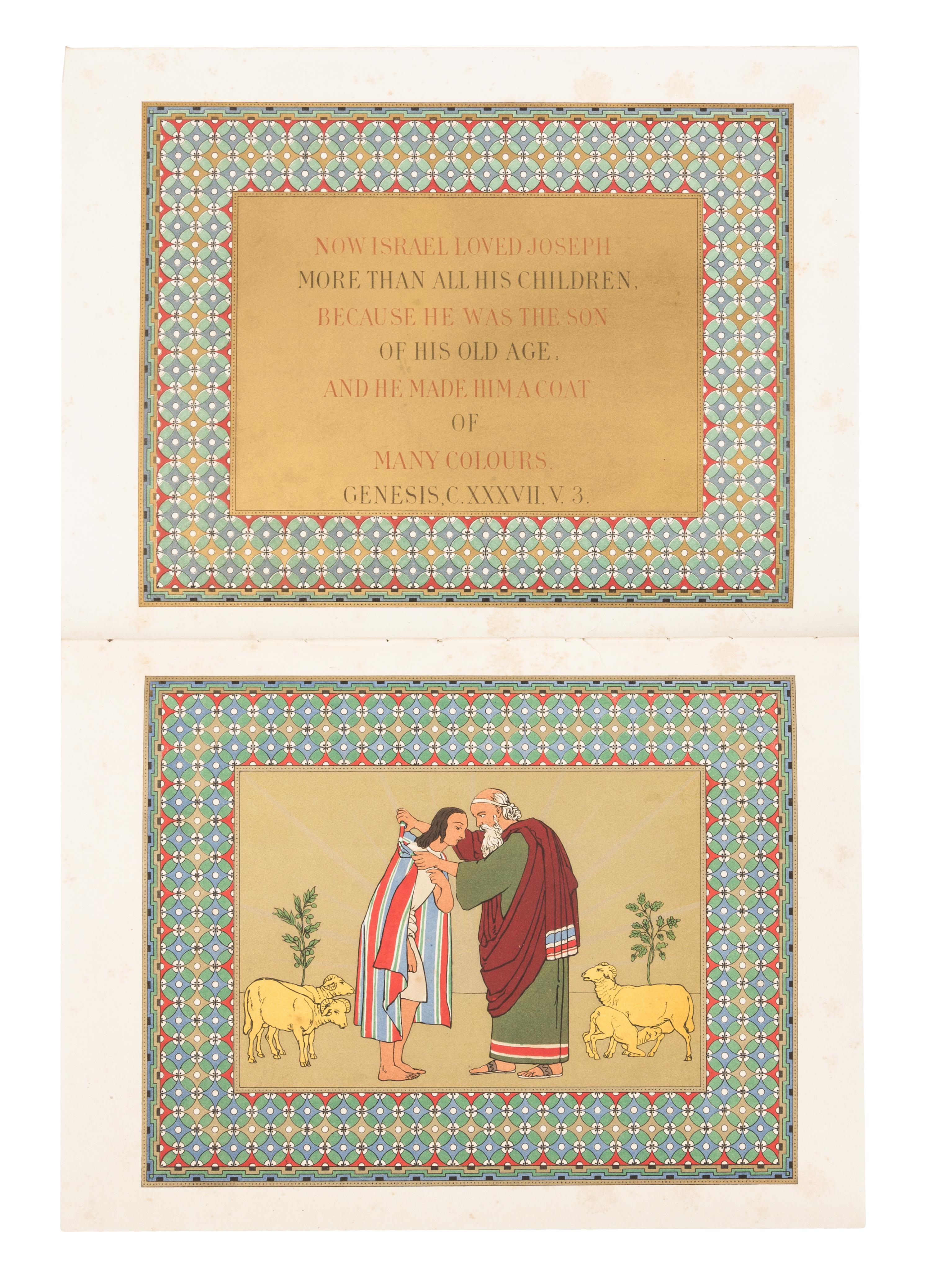 JONES, Owen (1809-1874). Joseph and His Brethren. [With] Thomas Gray. An Elegy Wrote in a Country Church Yard. "Gray's Elegy."