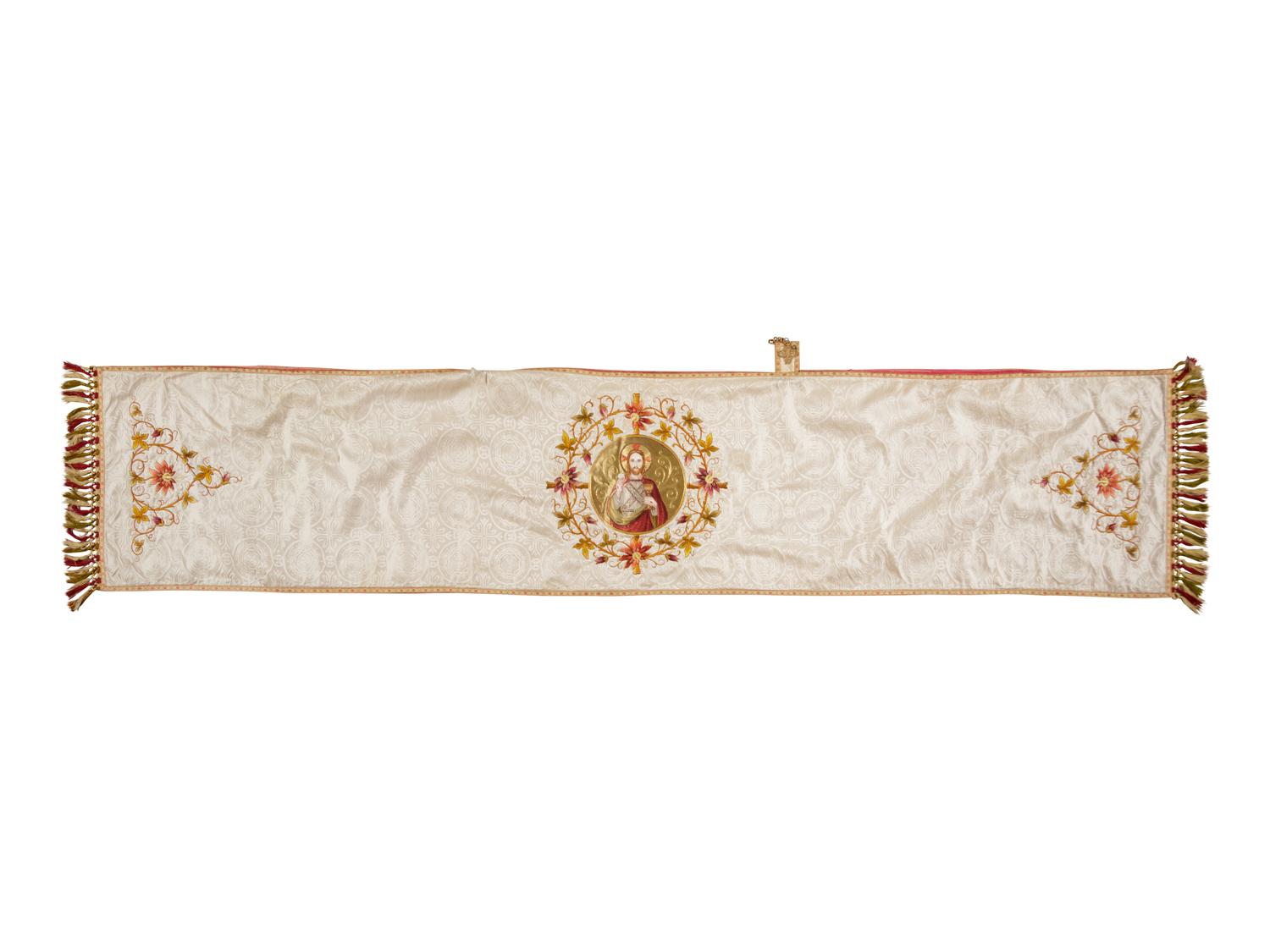 Three Embroidered Vestments and an Altar Cloth