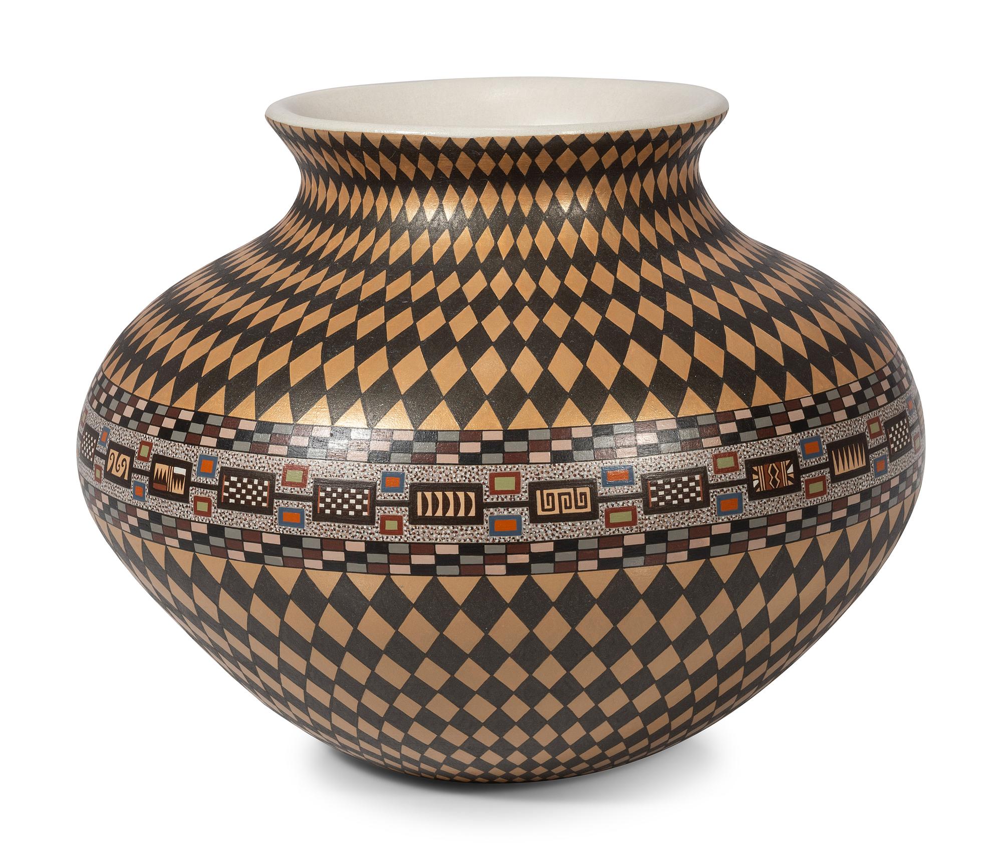 Polychrome Pottery Jar