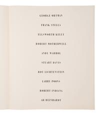 X + X (Ten Works by Ten Painters) (complete portfolio of ten including text pages and portfolio case), 1964