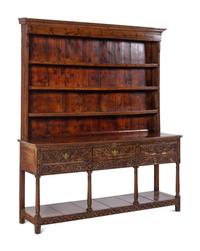 A Welsh Oak and Walnut Dresser