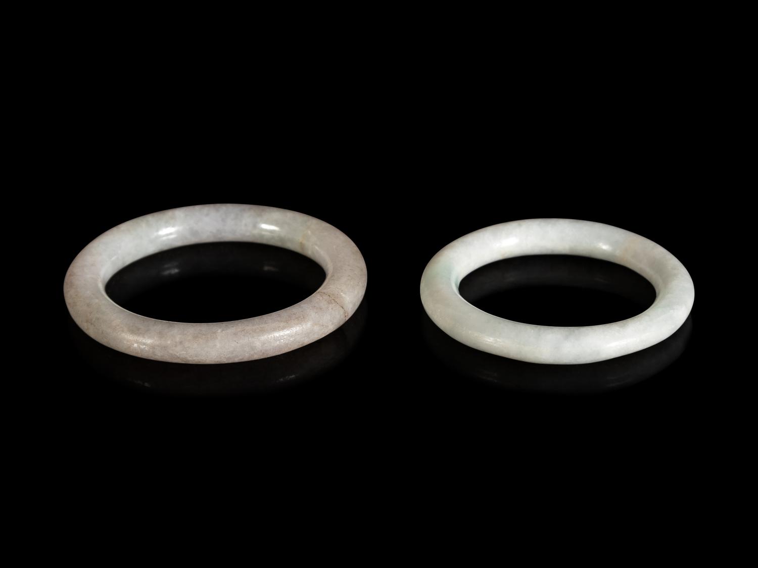 Five Chinese Hardstone Bangles
