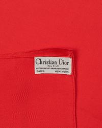 Six Silk Scarves: Three Yves Saint Laurent, One Valentino, and One Chanel, 1980-2000s