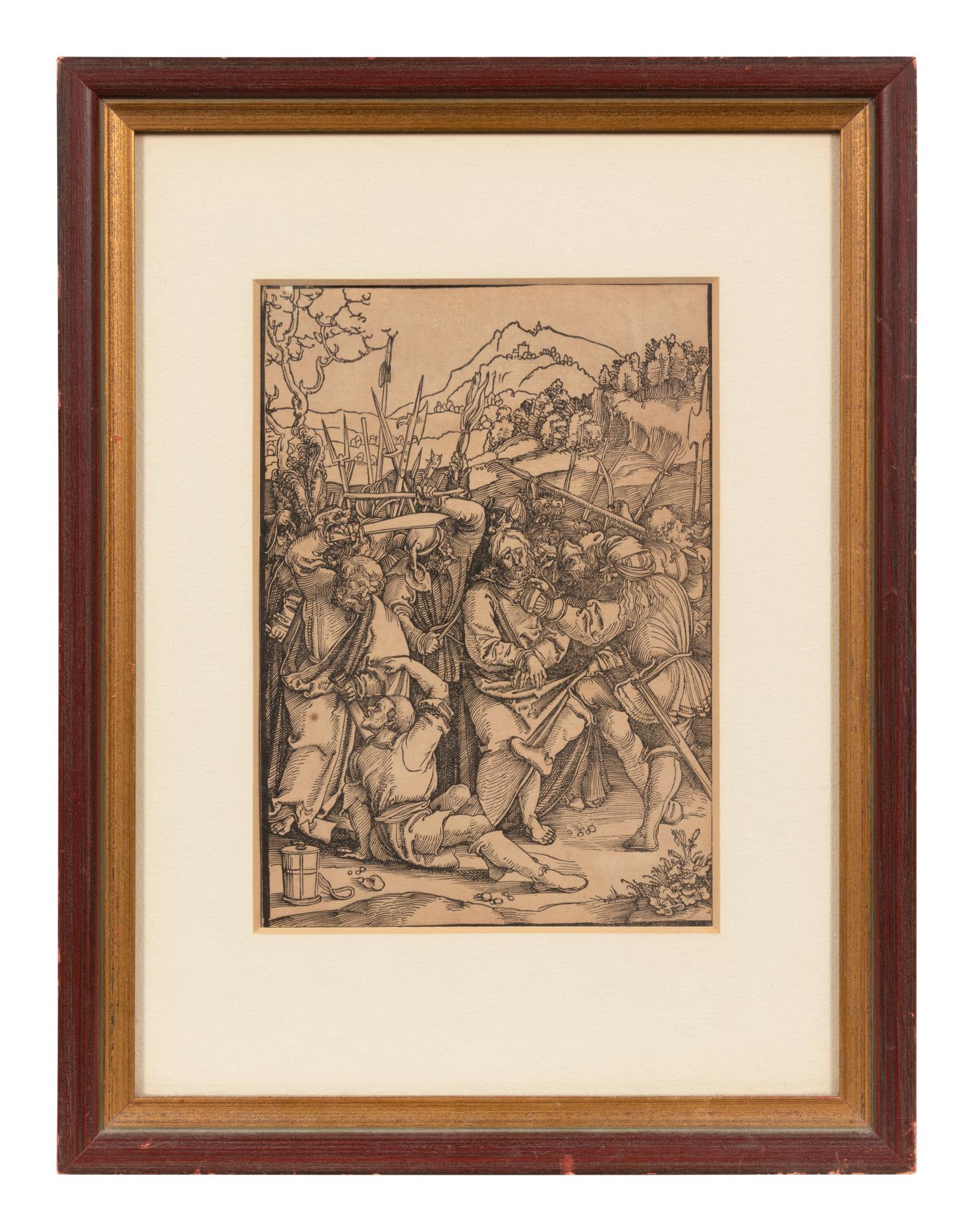 A group of four engravings depicting religious imagery