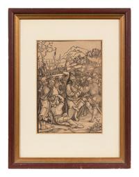 A group of four engravings depicting religious imagery