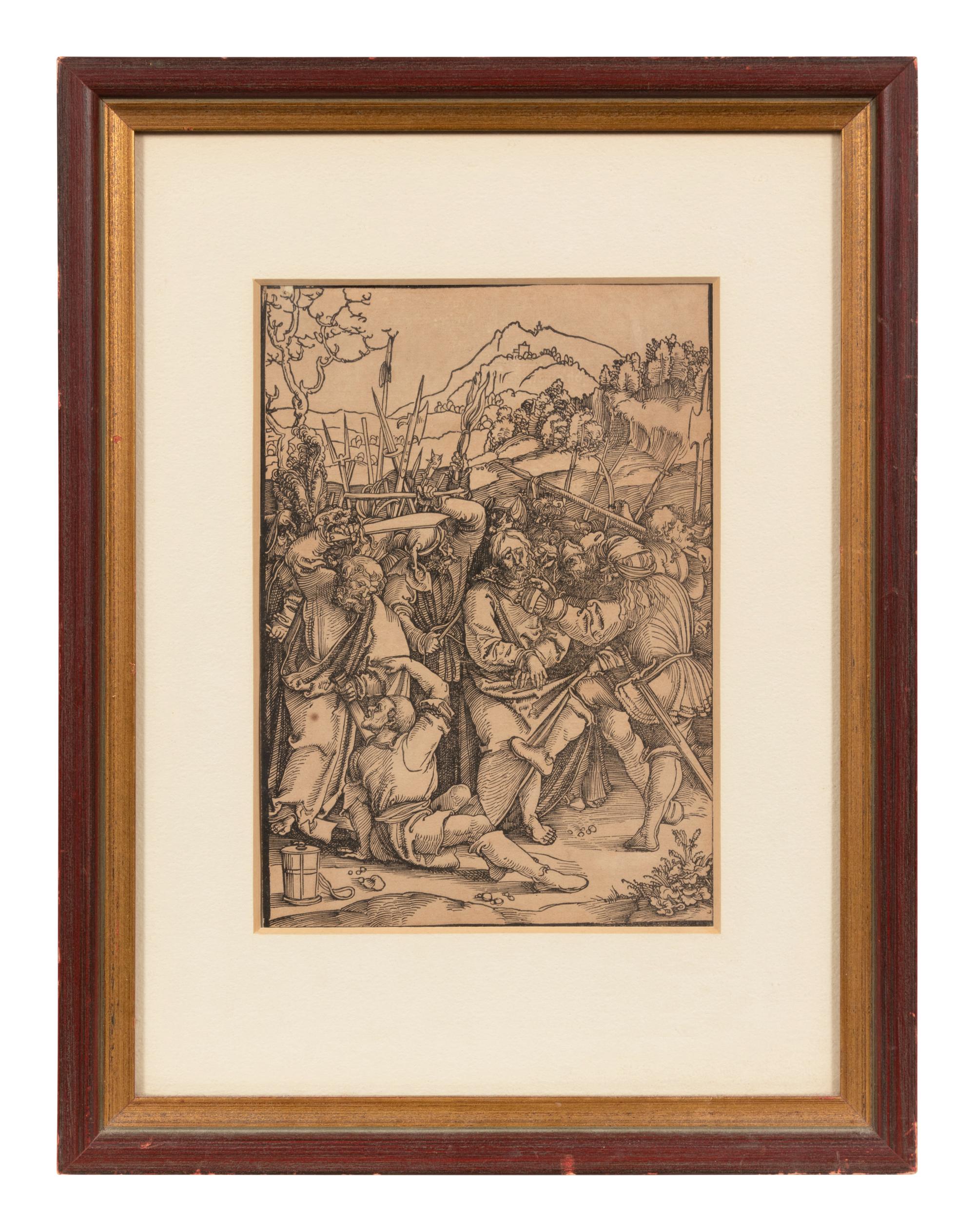 A group of four engravings depicting religious imagery