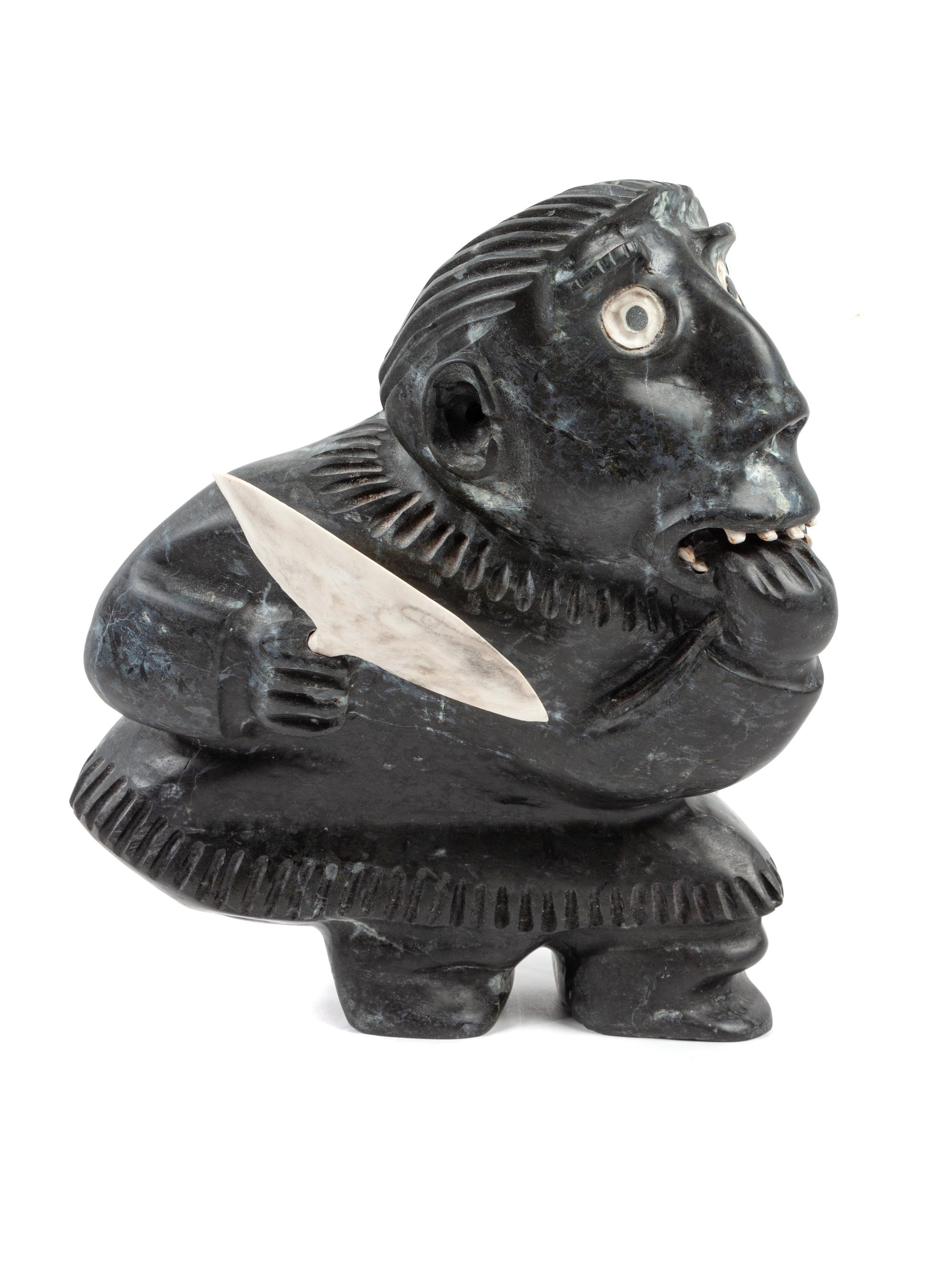 Figural Soapstone Carving