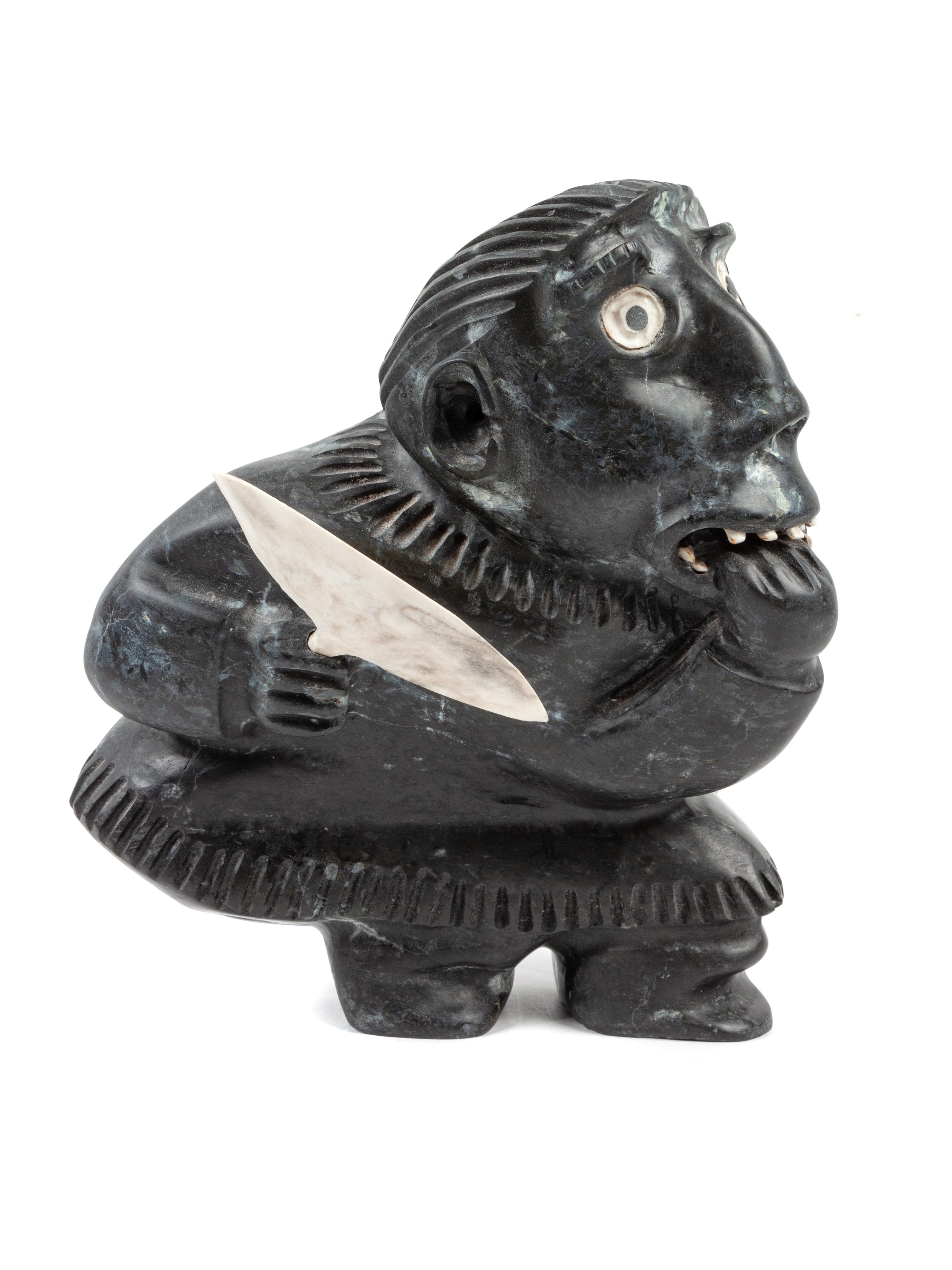 Figural Soapstone Carving