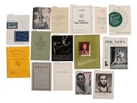 VAN VECHTEN, Carl. Collection of photos and ephemera, many related to Black culture.